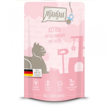 MJAM CAT Kitten mit Lachsöl 125g